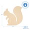 Squirrel Wood Cutout 12"x12", Unfinished, for Autumn Decor/Crafts | Woodpeckers